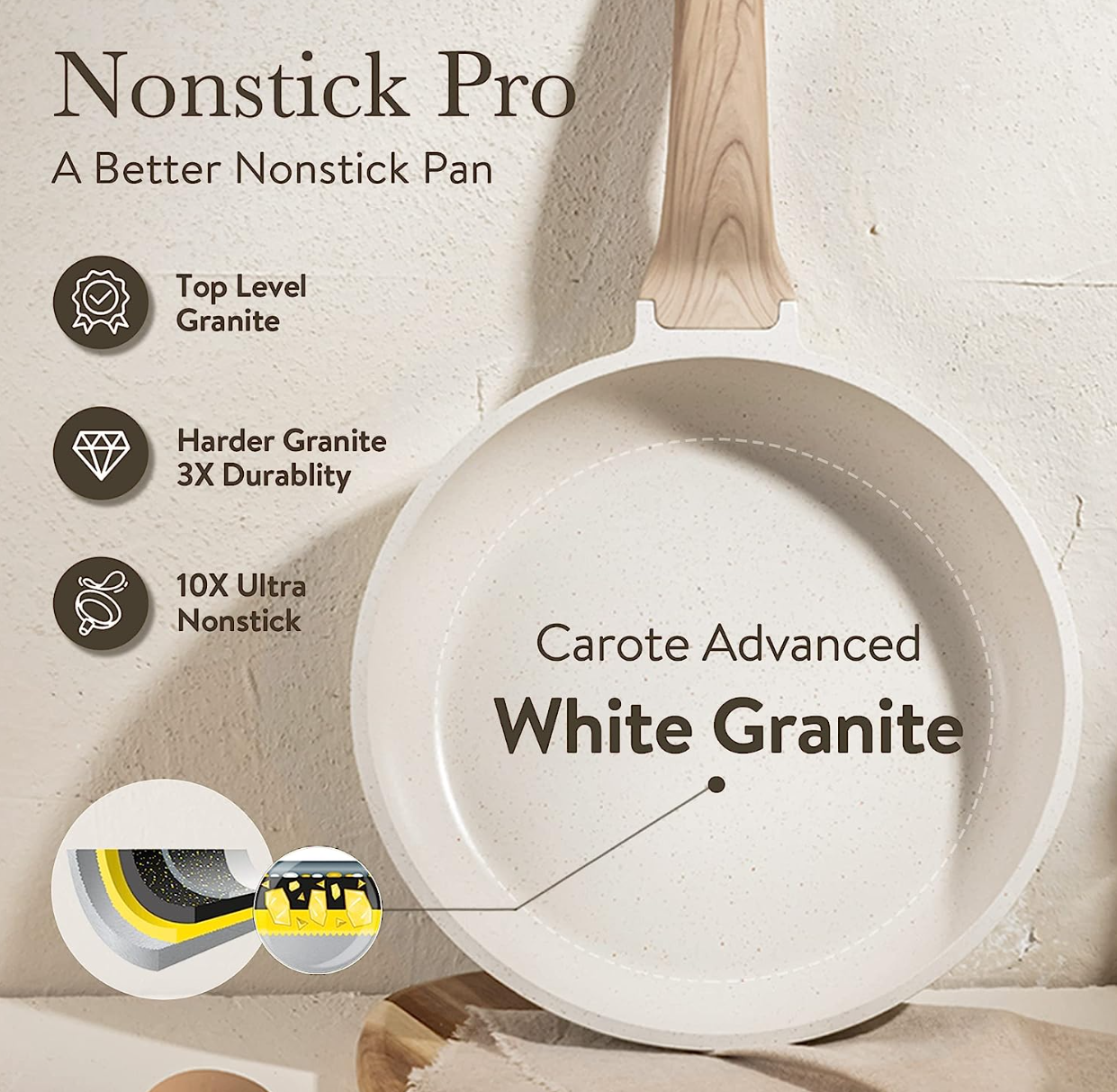 Carote 10 Piece Nonstick Cookware Set